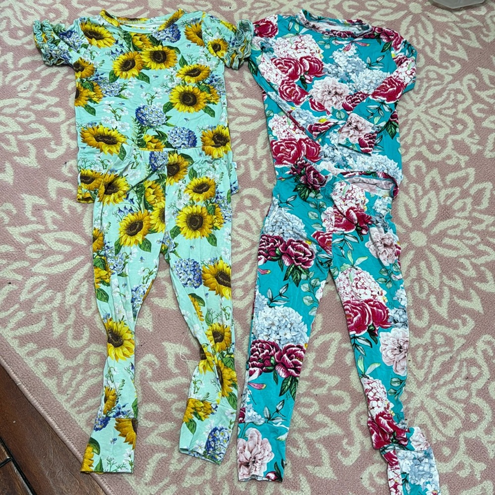PJs Posh Peanut short sleeve and long sleeve